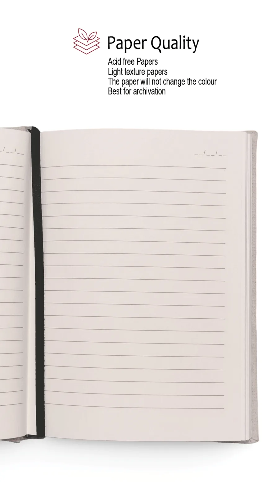 Canelino Artisanal Writing Journal, 192 Pages, Hard bound, 5.9"x7.9"inches, Ruled, Original Linocut design print image 4